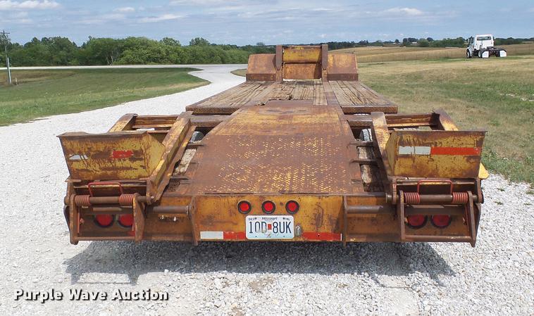 image for item DE5096 1998 Load King lowboy equipment trailer