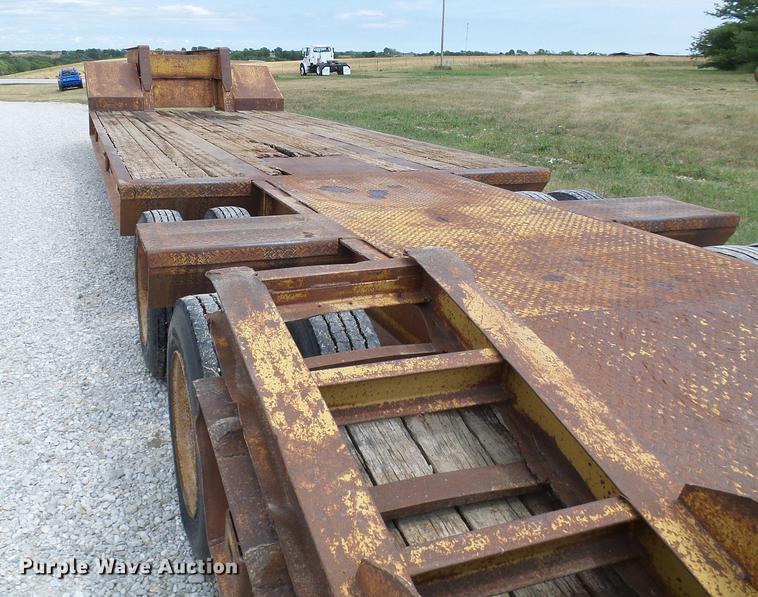 image for item DE5096 1998 Load King lowboy equipment trailer