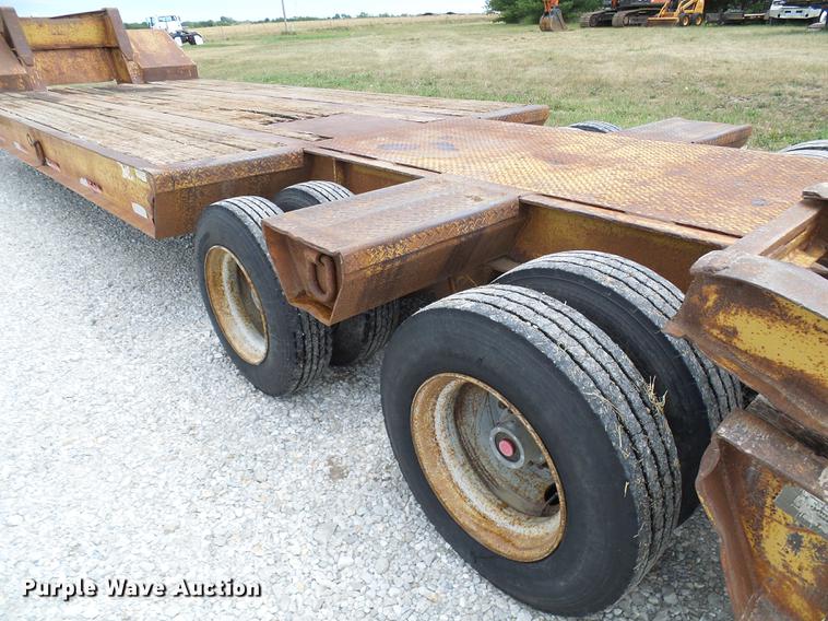 image for item DE5096 1998 Load King lowboy equipment trailer