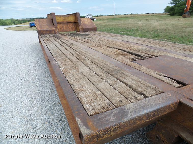 image for item DE5096 1998 Load King lowboy equipment trailer