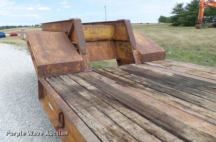 image for item DE5096 1998 Load King lowboy equipment trailer