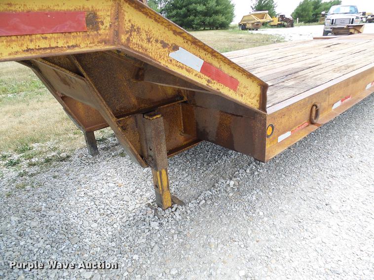 image for item DE5096 1998 Load King lowboy equipment trailer