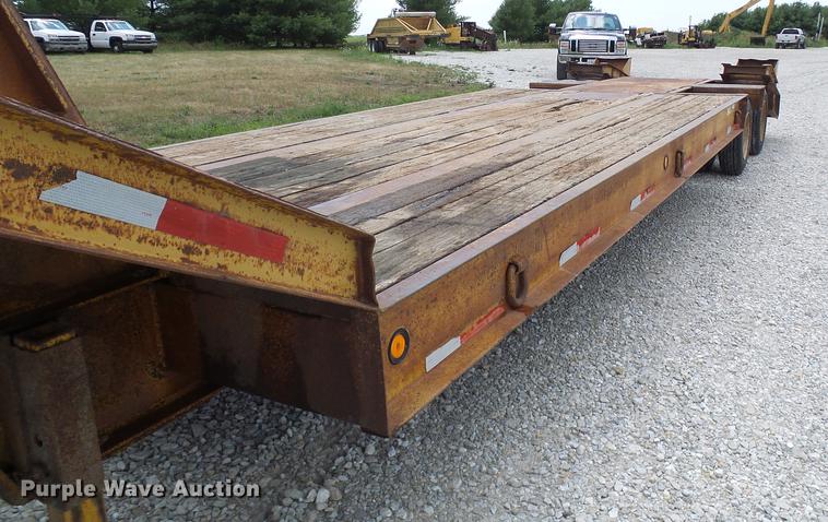 image for item DE5096 1998 Load King lowboy equipment trailer