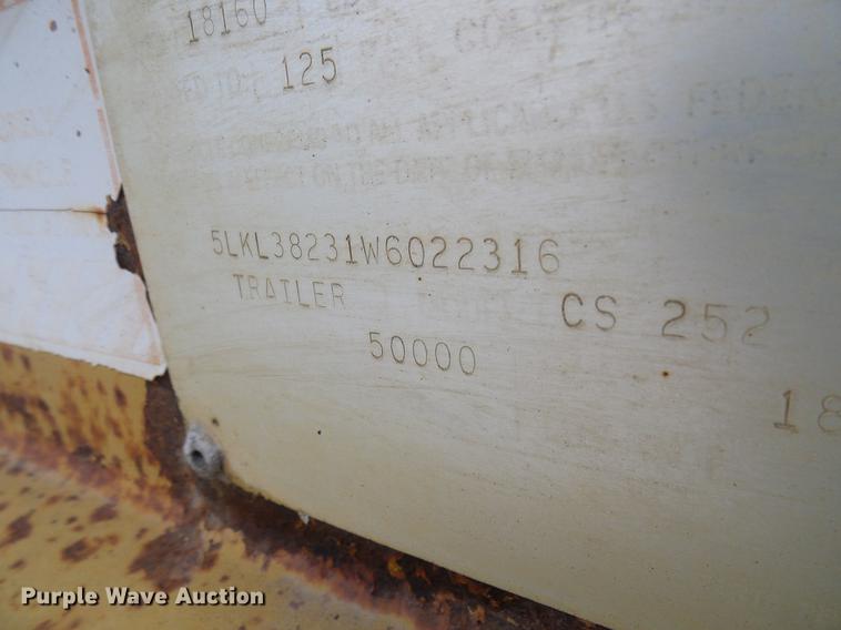 image for item DE5096 1998 Load King lowboy equipment trailer