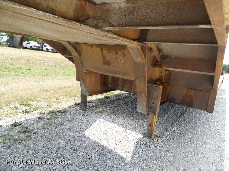 image for item DE5096 1998 Load King lowboy equipment trailer