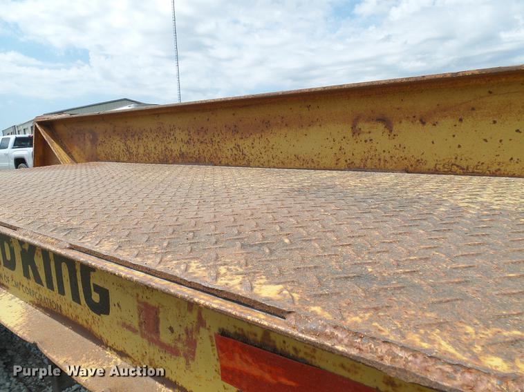 image for item DE5096 1998 Load King lowboy equipment trailer