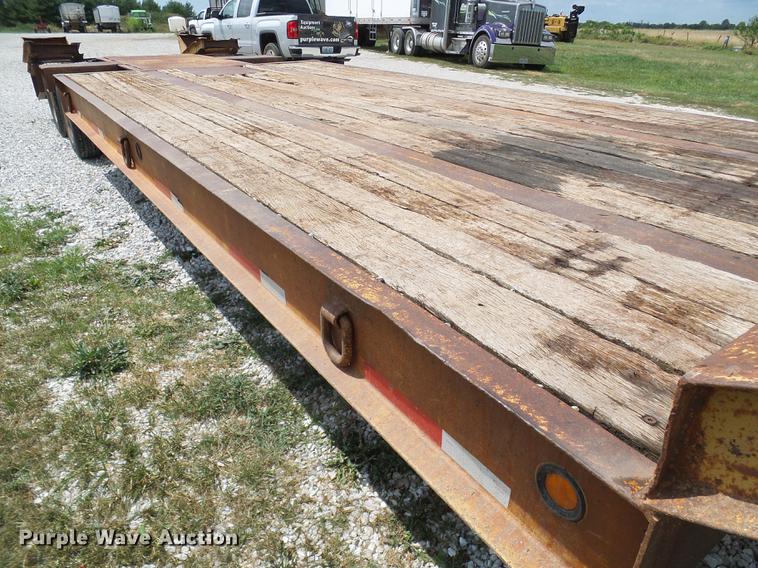 image for item DE5096 1998 Load King lowboy equipment trailer