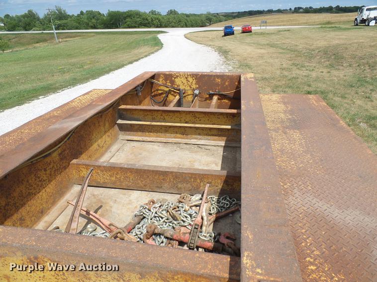 image for item DE5096 1998 Load King lowboy equipment trailer