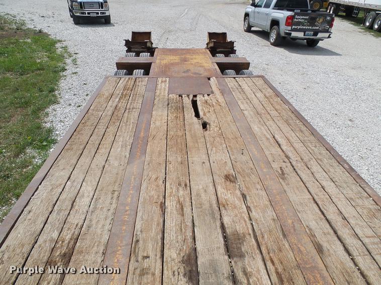 image for item DE5096 1998 Load King lowboy equipment trailer