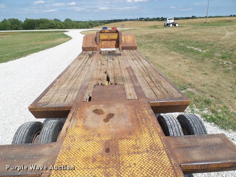 image for item DE5096 1998 Load King lowboy equipment trailer