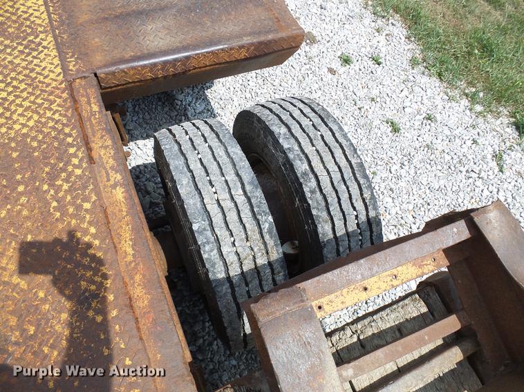 image for item DE5096 1998 Load King lowboy equipment trailer
