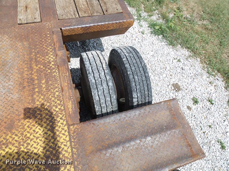 image for item DE5096 1998 Load King lowboy equipment trailer