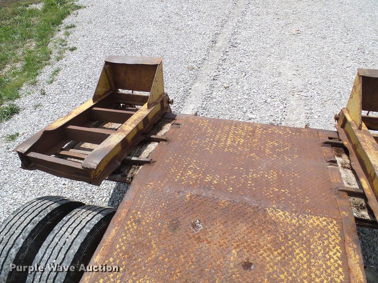image for item DE5096 1998 Load King lowboy equipment trailer