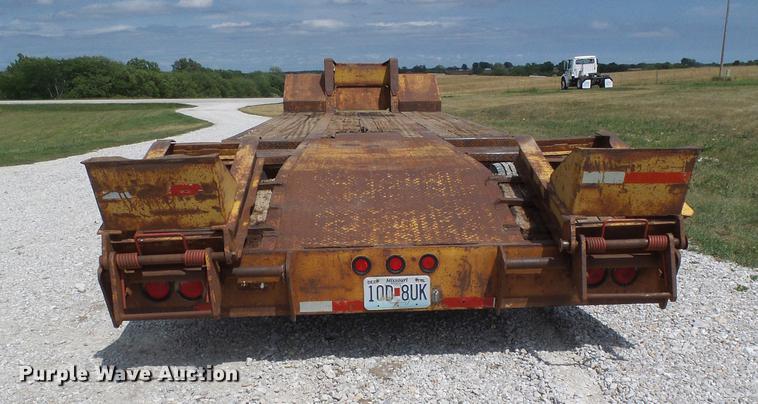 image for item DE5096 1998 Load King lowboy equipment trailer