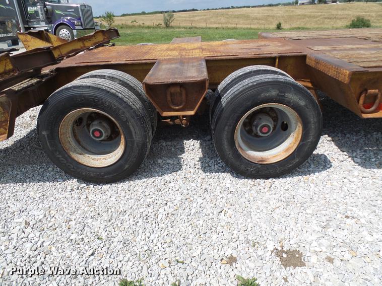image for item DE5096 1998 Load King lowboy equipment trailer