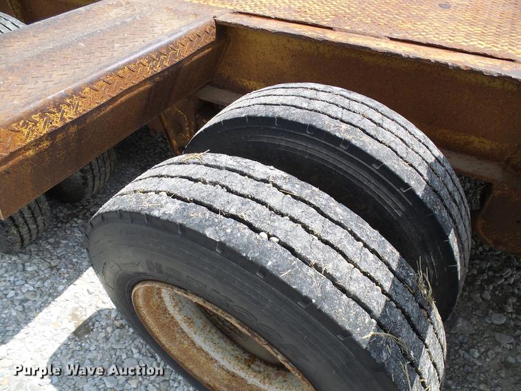 image for item DE5096 1998 Load King lowboy equipment trailer