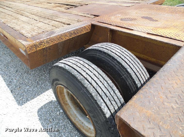image for item DE5096 1998 Load King lowboy equipment trailer