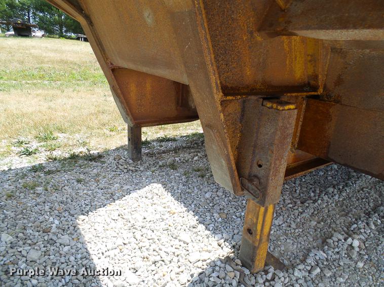 image for item DE5096 1998 Load King lowboy equipment trailer