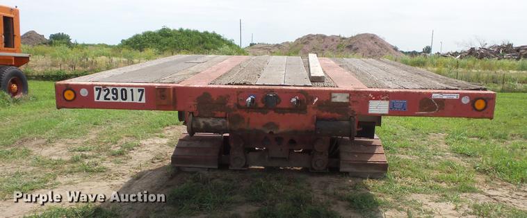 image for item DV9420 1996 Trail King TK70MG-482 double drop deck equipment trailer