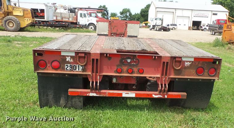 image for item DV9420 1996 Trail King TK70MG-482 double drop deck equipment trailer