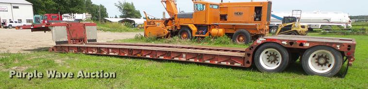 image for item DV9420 1996 Trail King TK70MG-482 double drop deck equipment trailer