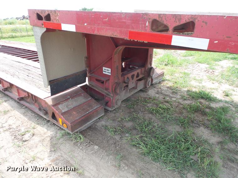image for item DV9420 1996 Trail King TK70MG-482 double drop deck equipment trailer