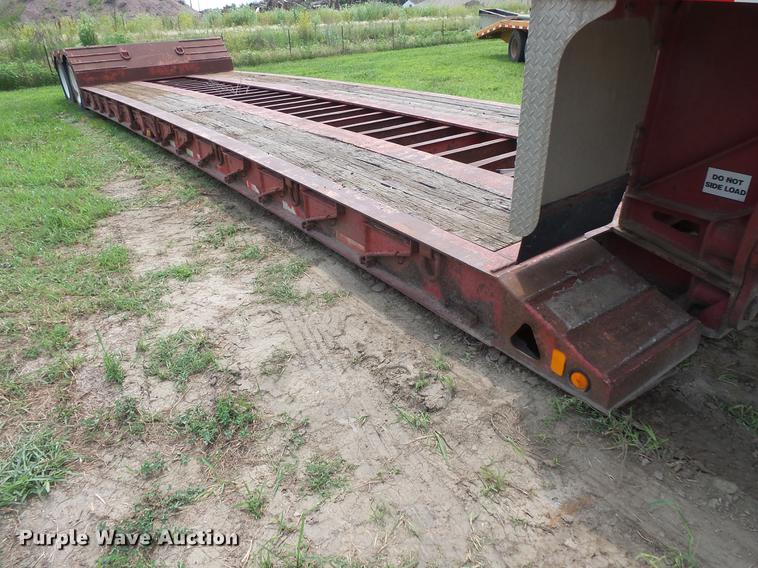 image for item DV9420 1996 Trail King TK70MG-482 double drop deck equipment trailer