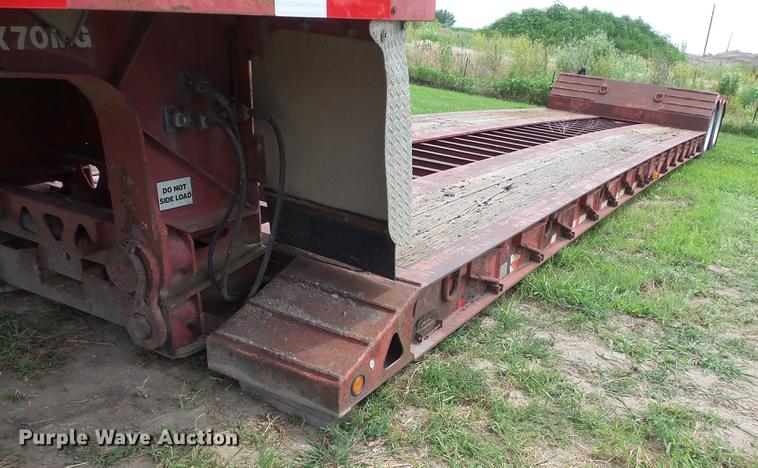 image for item DV9420 1996 Trail King TK70MG-482 double drop deck equipment trailer