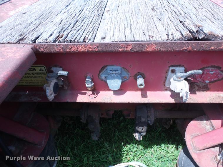 image for item DV9420 1996 Trail King TK70MG-482 double drop deck equipment trailer