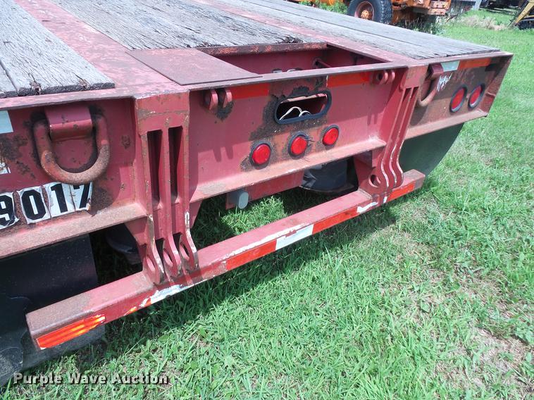 image for item DV9420 1996 Trail King TK70MG-482 double drop deck equipment trailer