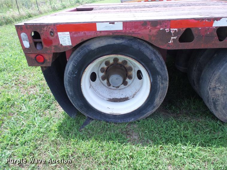 image for item DV9420 1996 Trail King TK70MG-482 double drop deck equipment trailer