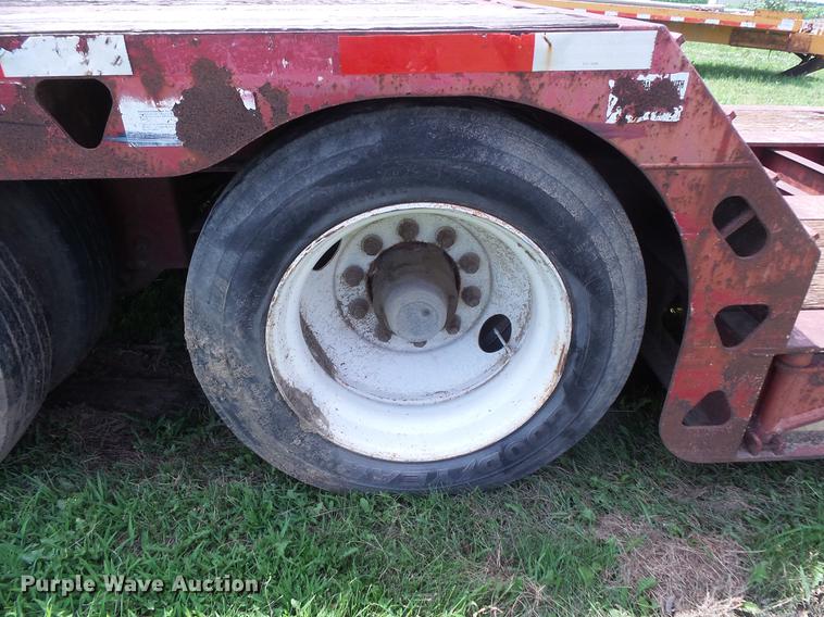 image for item DV9420 1996 Trail King TK70MG-482 double drop deck equipment trailer