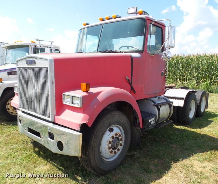 image for item DZ9053 1984 White WCM semi truck