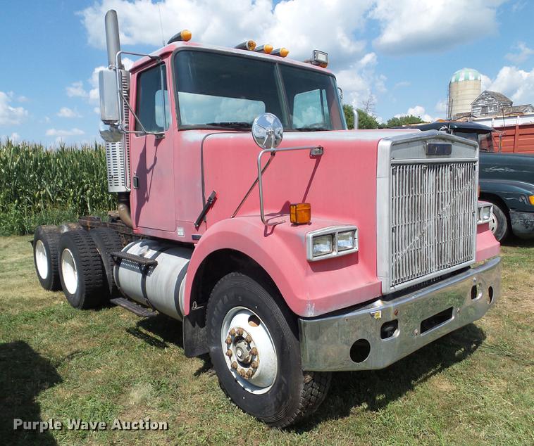 image for item DZ9053 1984 White WCM semi truck