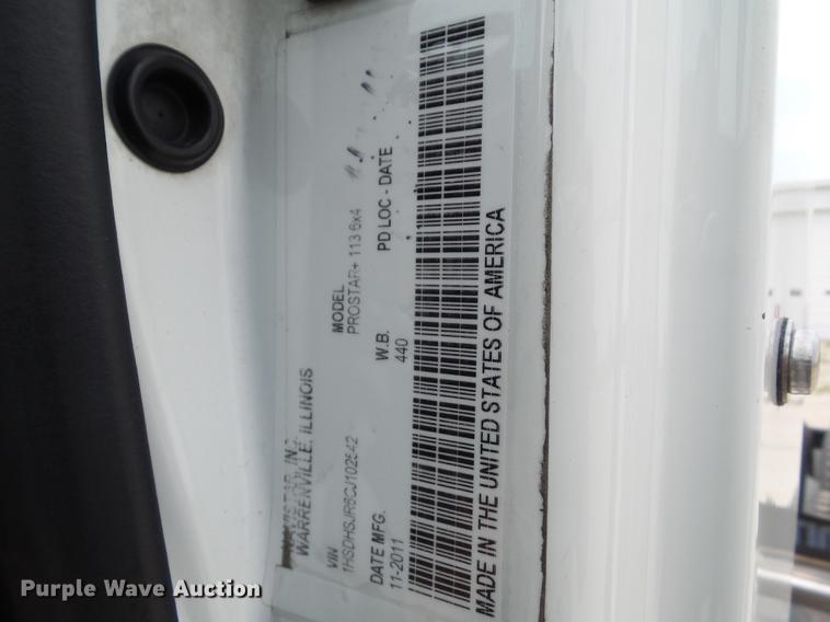 image for item L5687 2012 International ProStar semi truck