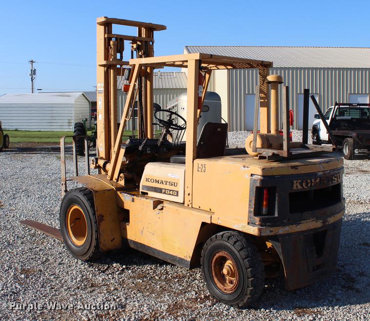 image for item BE9323 Komatsu FD40 forklift