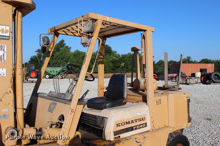 image for item BE9323 Komatsu FD40 forklift