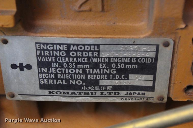 image for item BE9323 Komatsu FD40 forklift