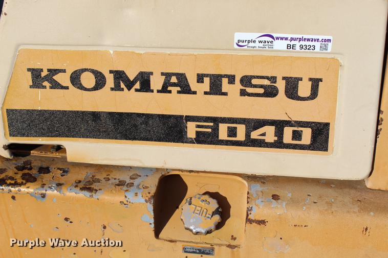 image for item BE9323 Komatsu FD40 forklift