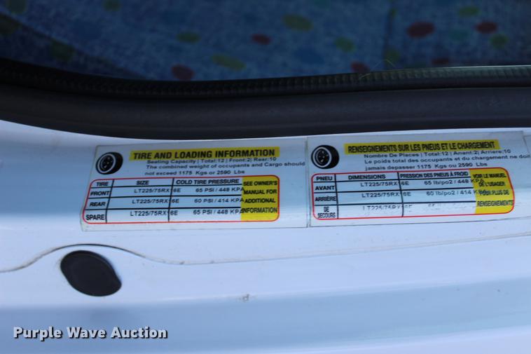 image for item BE9325 2012 Ford E350 Super Duty shuttle bus