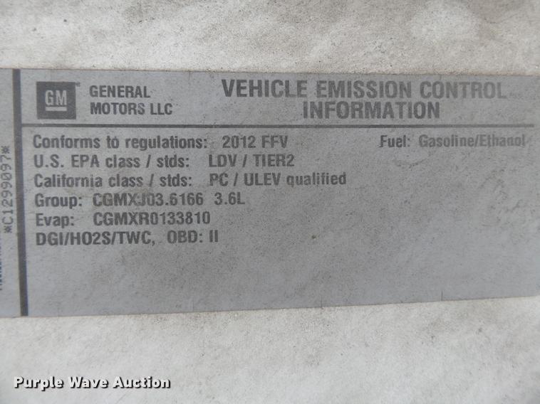 image for item DB7075 2012 Chevrolet Impala