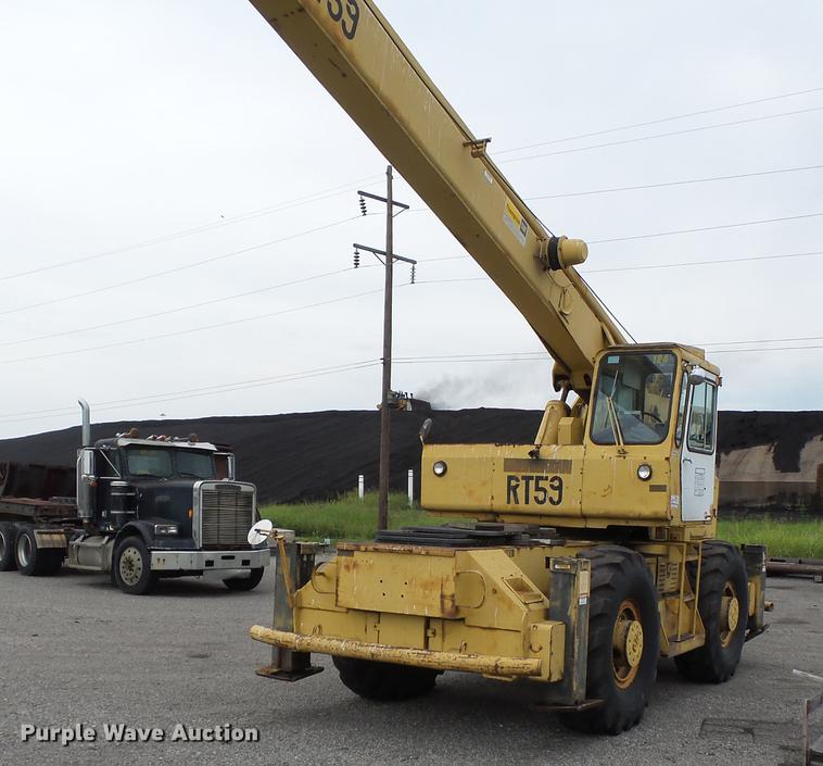 image for item DB7077 1972 Grove RT59S crane
