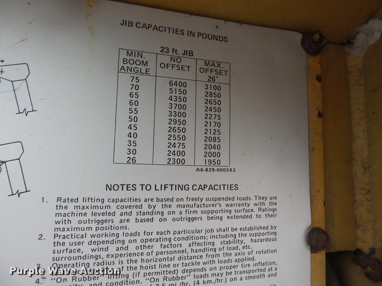 image for item DB7077 1972 Grove RT59S crane