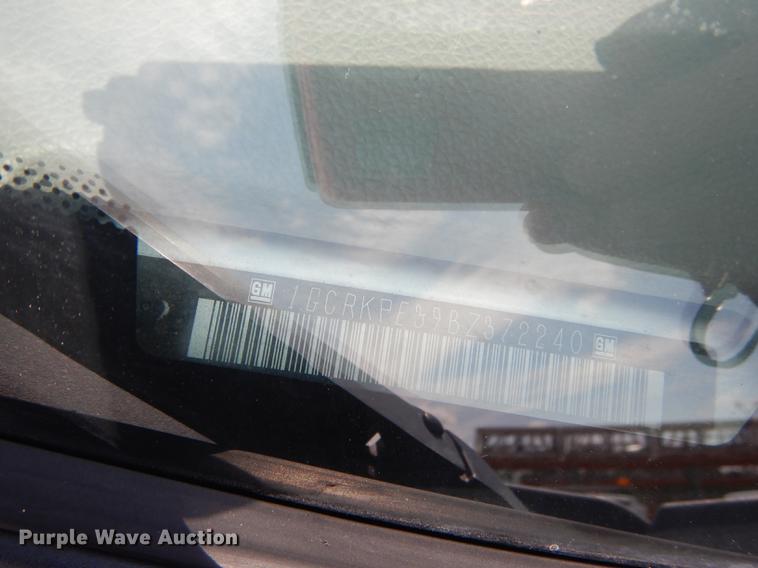 image for item DB8362 2011 Chevrolet Silverado 1500 Ext. Cab pickup truck