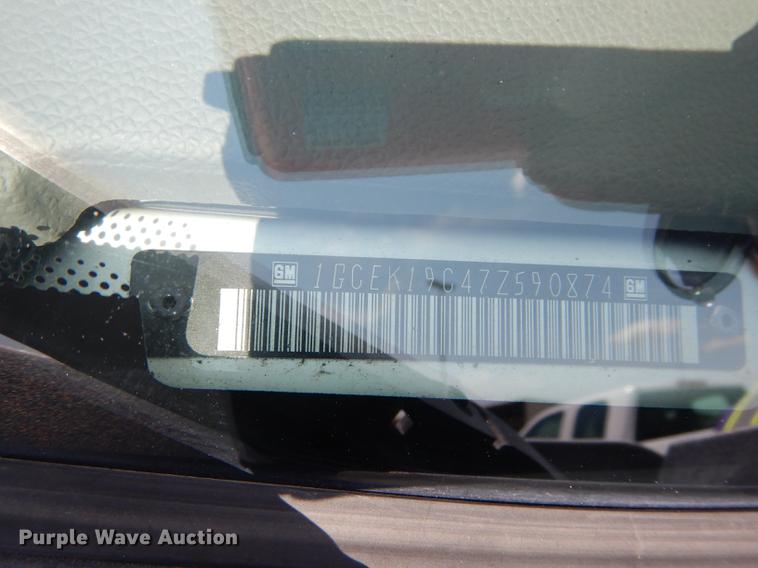 image for item DB8364 2007 Chevrolet Silverado 1500 Ext. Cab pickup truck