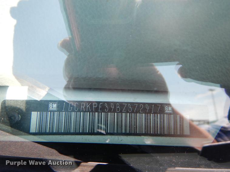 image for item DB8368 2011 Chevrolet Silverado 1500 Ext. Cab pickup truck