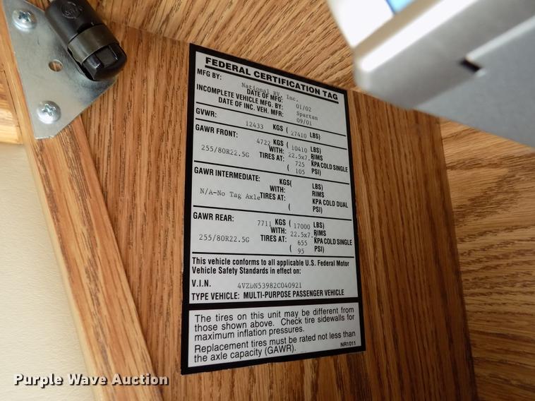 image for item DB9230 2002 National M390 RV