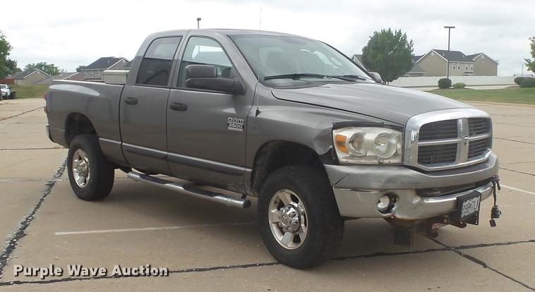 image for item DD7313 2007 Dodge Ram 2500 STL Longhorn Quad Cab pickup truck