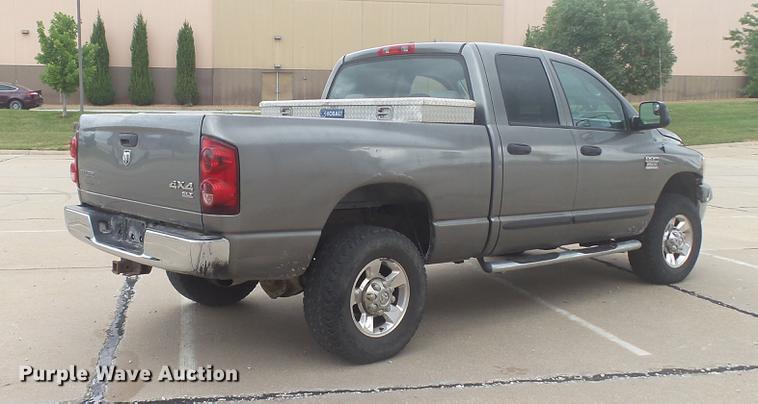 image for item DD7313 2007 Dodge Ram 2500 STL Longhorn Quad Cab pickup truck