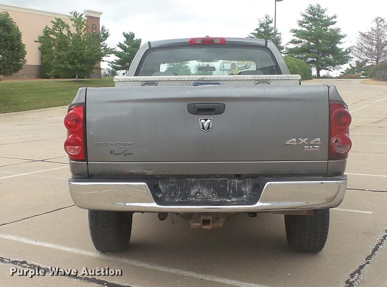 image for item DD7313 2007 Dodge Ram 2500 STL Longhorn Quad Cab pickup truck